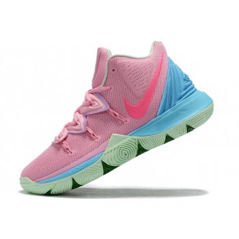 2019 Nike Kyrie 5 Pink Blue-Green Shoes